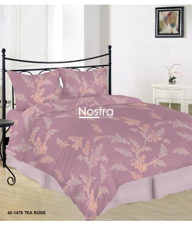 Kokvilnas gultas veļa DAKODA 40-1475-TEA ROSE 140x200, 70x70 cm