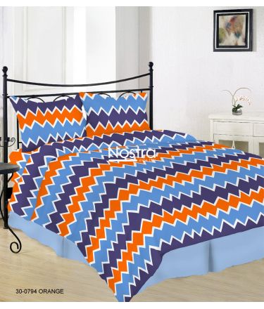 Cotton bedding set DUA 30-0794-ORANGE