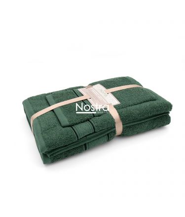 3 daļu dvieļu komplekts T0184 T0184-PINE GREEN 161