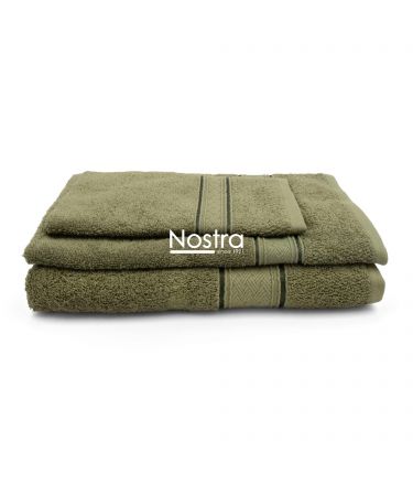 Набор полотенец, 3 шт., T0184 T0184-MOSS GREEN 399 30x50, 50x70, 70x140 cm