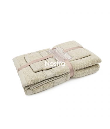 3 piece towel set T0184 T0184-SAND 395