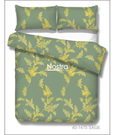 Cotton bedding set DAKODA 40-1475-SAGE 200x220, 70x70 cm