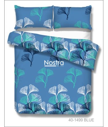 Cotton bedding set DUANE 40-1499-BLUE 140x200, 50x70 cm