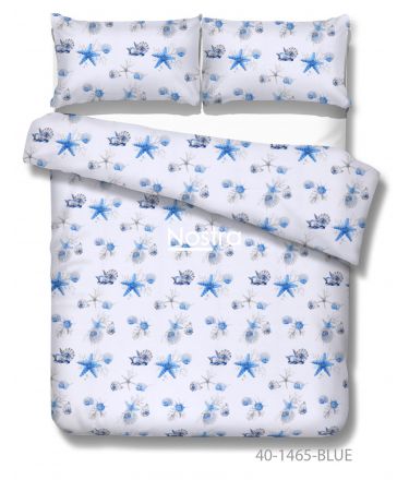 Cotton bedding set DANIKA 40-1465-BLUE 200x220, 70x70 cm