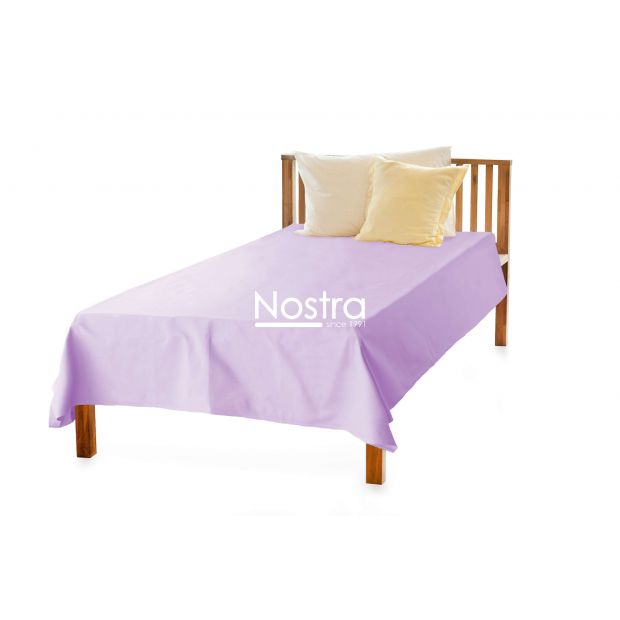 Flat cotton sheet 00-0033-SOFT LILAC 220x240 cm