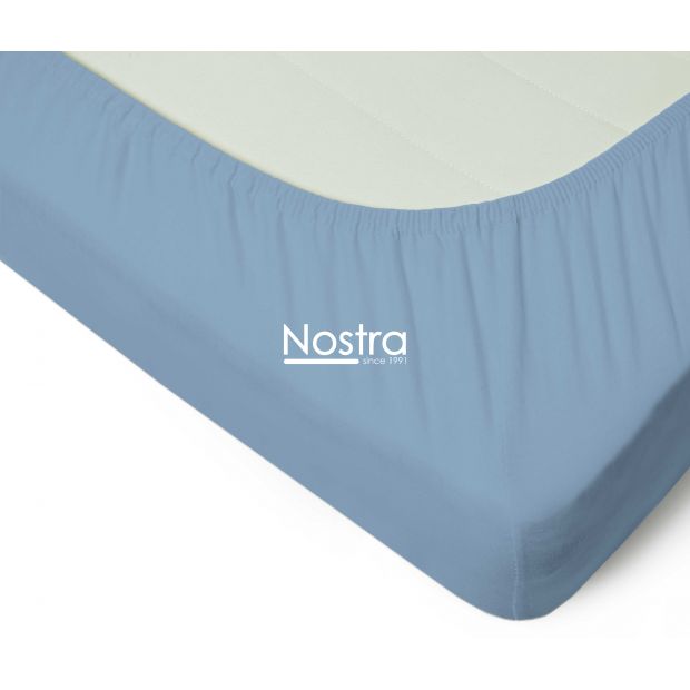 Fitted jersey sheets JERSEY JERSEY-LIGHT BLUE 200x220 cm