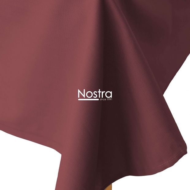 Flat cotton sheet 00-0023-WINE RED 220x240 cm