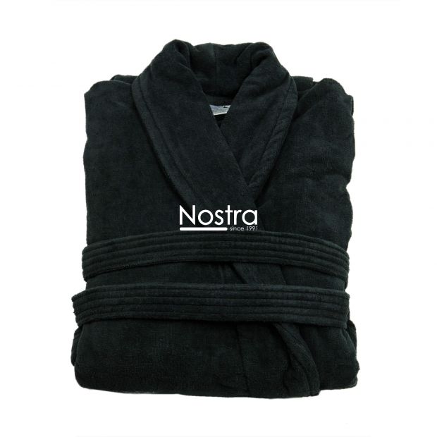 Халат VELOUR-430 430 BATHROBE-BLACK M