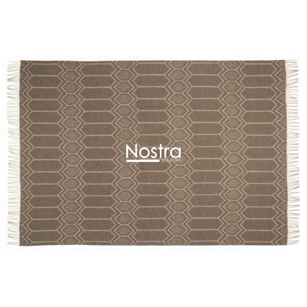 Woolen plaid MERINO-300 80-3232-BROWN 140x200 cm