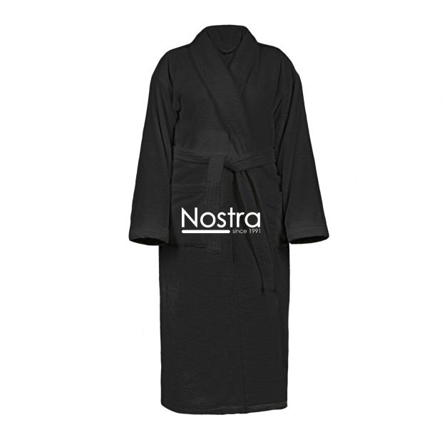 Bathrobe VELOUR-430 430 BATHROBE-BLACK M