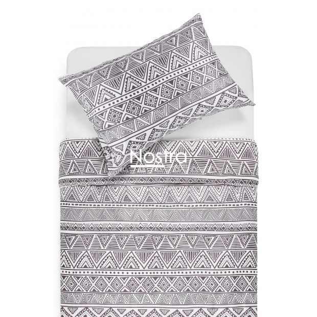 Sateen bedding set ANISHA 30-0640-GREY 140x200, 70x70 cm