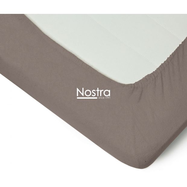 Fitted terry sheets TERRYBTL-CACAO 120x200 cm