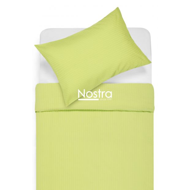 Seersucker bedding set ELA 00-0017-SHADOW LIME 140x200, 50x70 cm