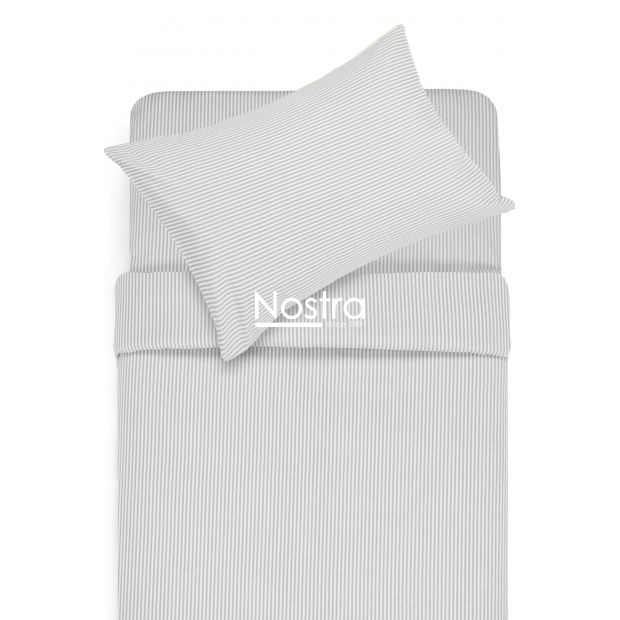 Bērnu katūna gultas veļa CLASSIC STRIPES 30-0212-LIGHT GREY