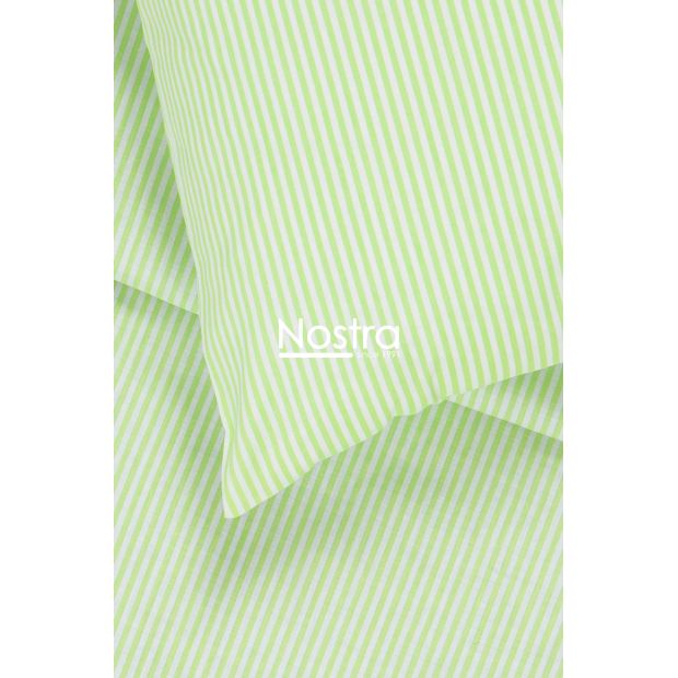 Bērnu katūna gultas veļa CLASSIC STRIPES 30-0212-LIGHT GREEN 140x200, 50x70 cm