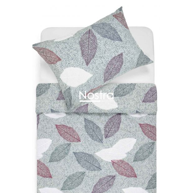 Polycotton bedding set ABSTRACT 40-1212-GREY 140x200, 50x70 cm