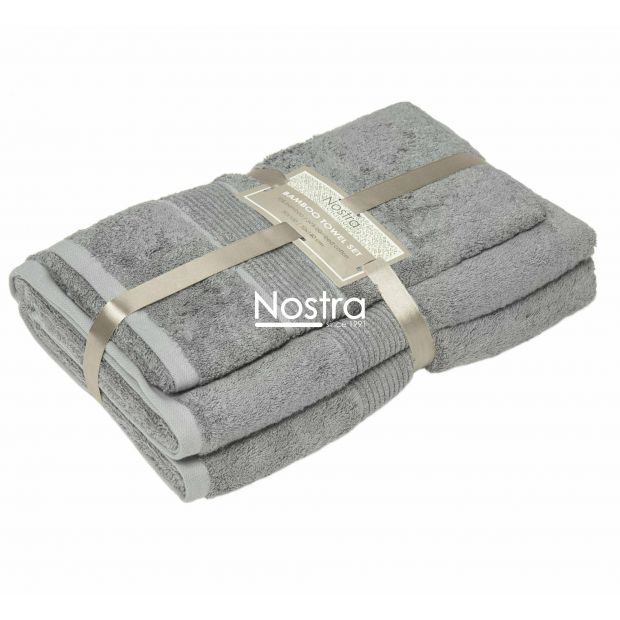 Бамбуковые набор полотенец BAMBOO-600 T0105-FROST GREY