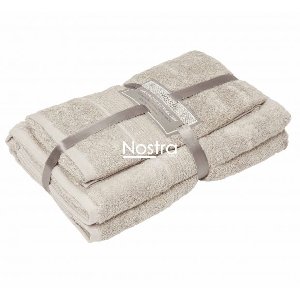 Bamboo towels set BAMBOO-600 T0105-LIGHT BROWN