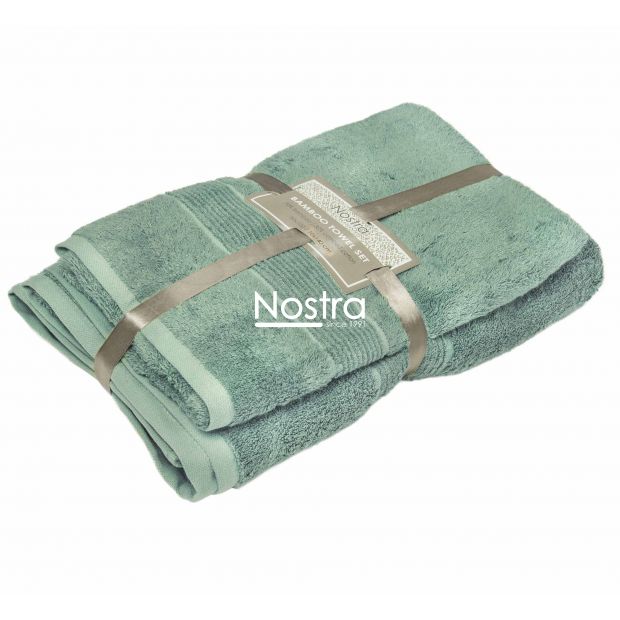 Bambusa dvieļu komplekts BAMBOO-600 T0105-DUSTY GREEN