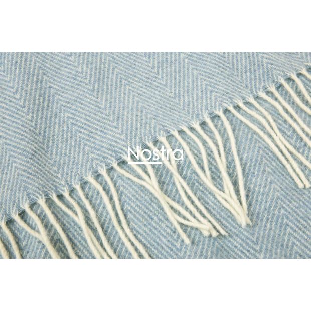 Woolen plaid MERINO-300 80-3236-LIGHT BLUE 140x200 cm