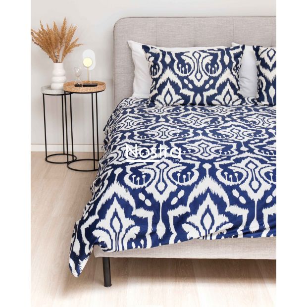 PREMIUM maco sateen bedding set CHARLEE 40-1275-BLUE 140x200, 50x70 cm