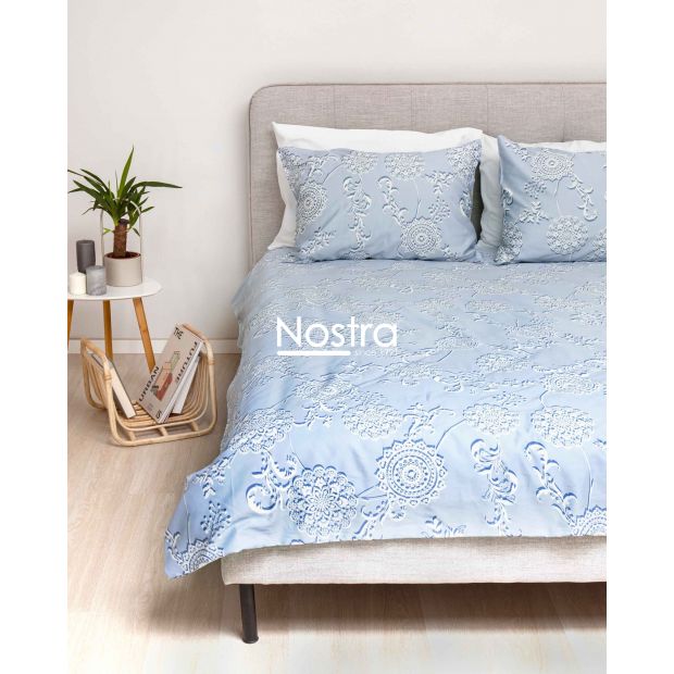 PREMIUM maco sateen bedding set COLETTE 20-0034-POWDER BLUE