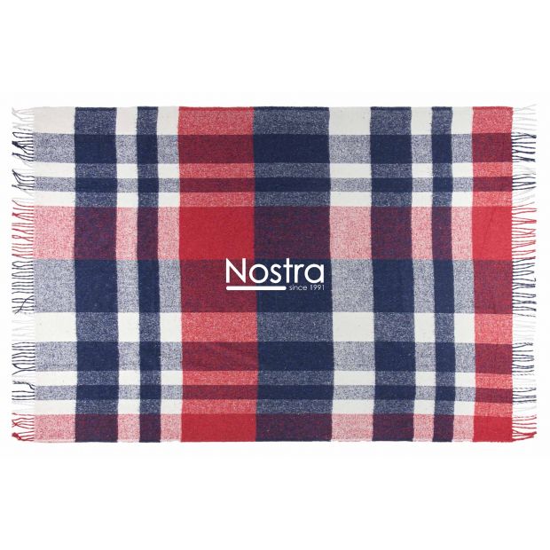 Plaid GANA 80-4120-BLUE RED 140x200 cm