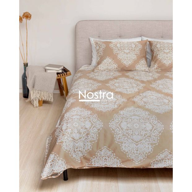 PREMIUM maco sateen bedding set CALI 40-1174-NATURAL 140x200, 50x70 cm