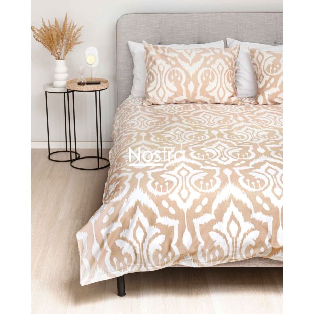 PREMIUM maco sateen bedding set CHARLEE 40-1275-SAND 140x200, 50x70 cm