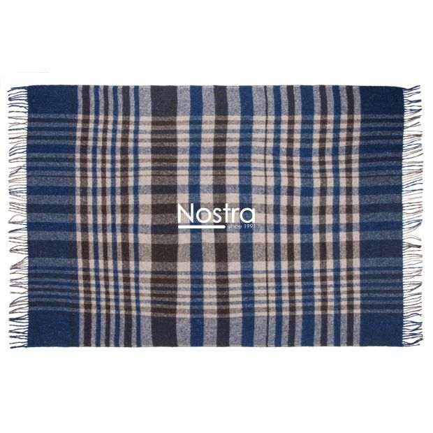 Pleds GANA 80-4122-BLUE BROWN 140x200 cm