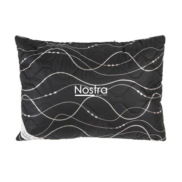 Pillow VASARA with zipper 70-0016-BLACK SILVER DF 50x70 cm