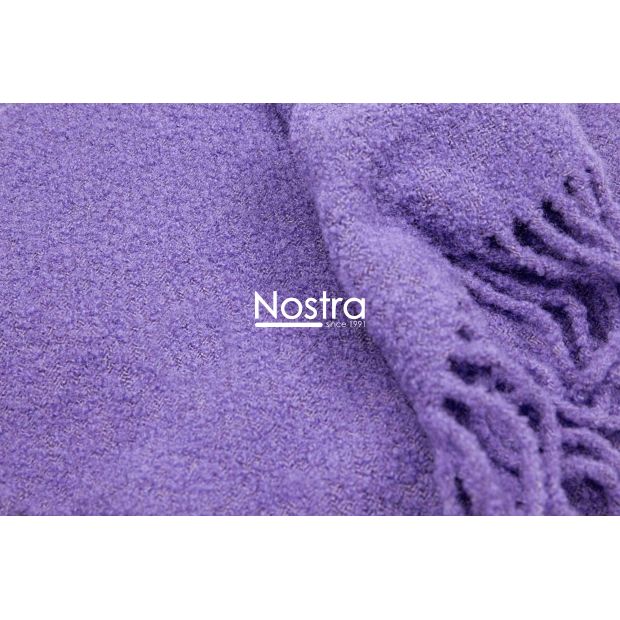 Woolen plaid BOUCLE-350 80-3321-PURPLE 140x200 cm