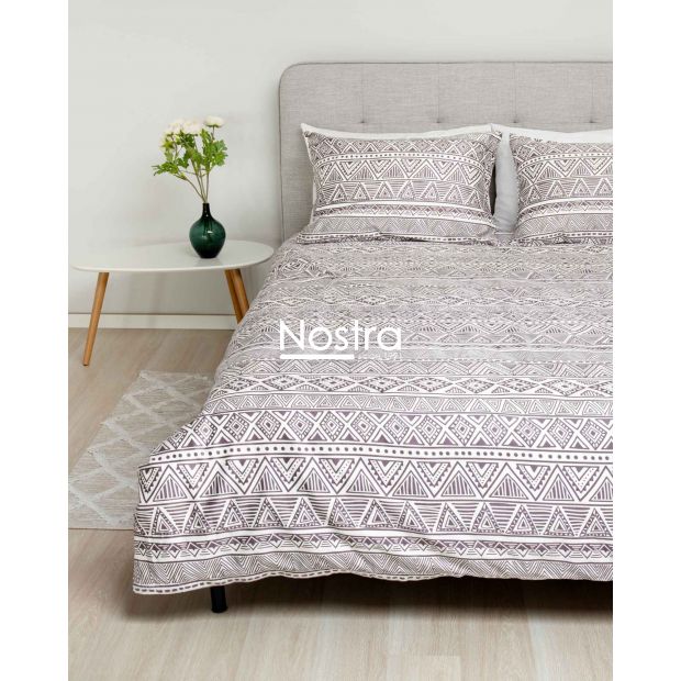 Sateen bedding set ANISHA 30-0640-GREY 140x200, 70x70 cm