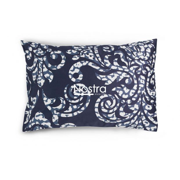 Sateen pillow cases with zipper 40-1248-DARK BLUE