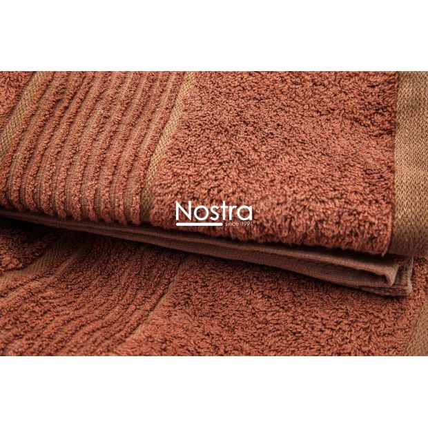 Bamboo towels set BAMBOO-600 T0105-BURNT BRICK 50x100, 70x140 cm