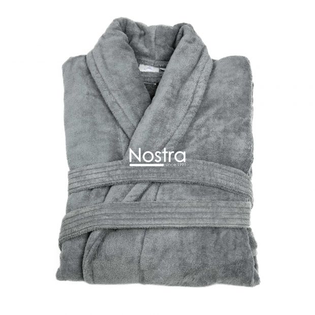 Халат VELOUR-430 430 BATHROBE-GREY M