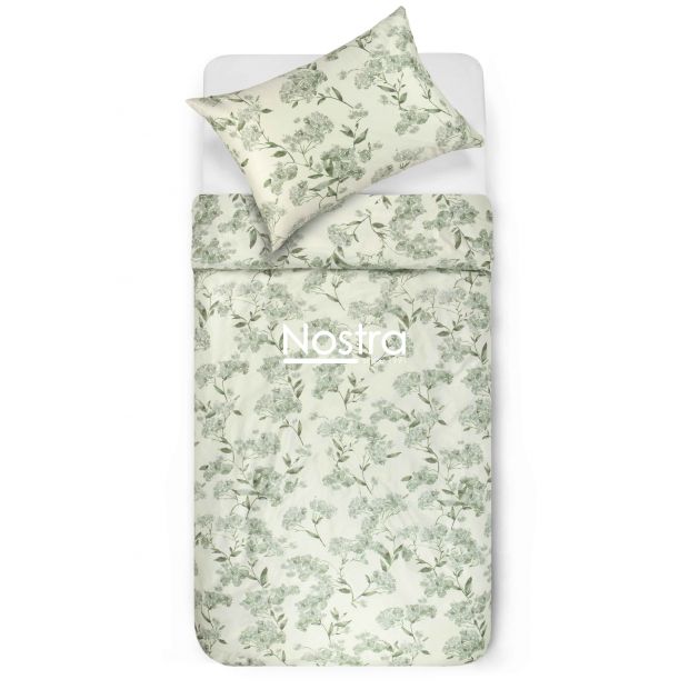 PREMIUM maco sateen bedding set CAROLINA 20-1730-GREEN 220x240, 50x70 cm