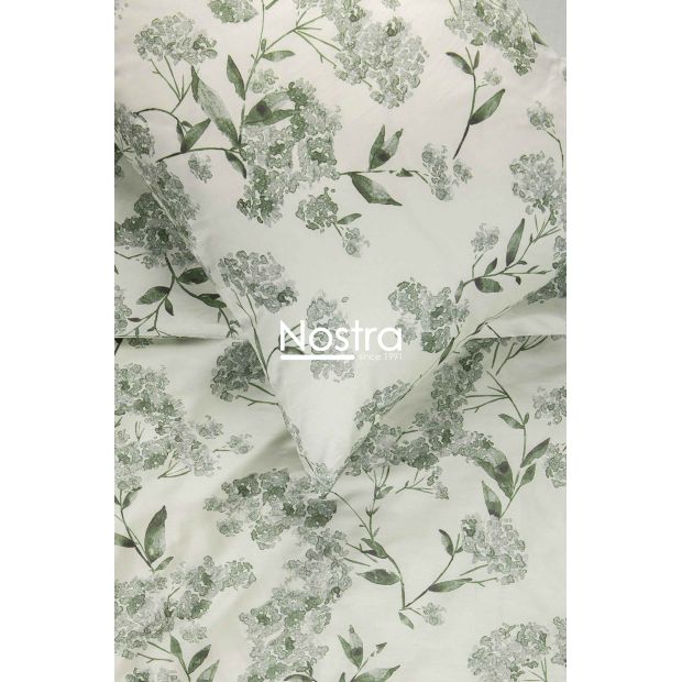 PREMIUM maco sateen bedding set CAROLINA 20-1730-GREEN 140x200, 50x70 cm