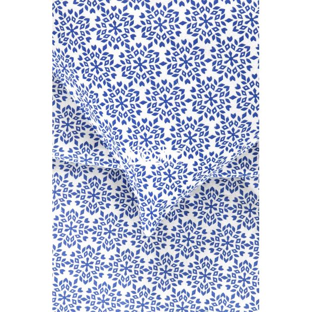 Flaneļa gultas veļa BARRET 40-1438-BLUE 200x220, 50x70 cm