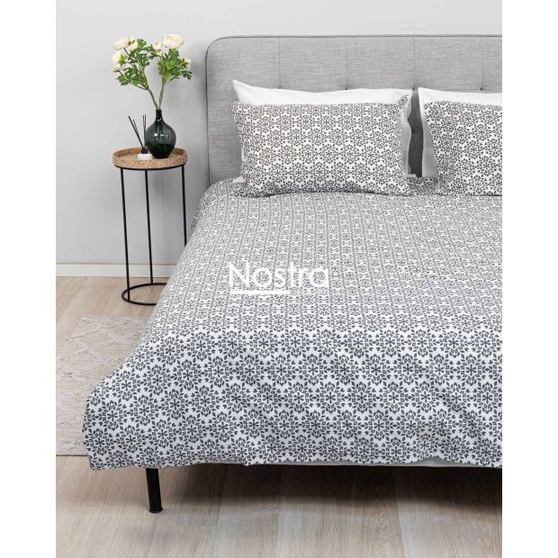 Flannel bedding set BARRET 40-1438-GREY 140x200, 70x70 cm