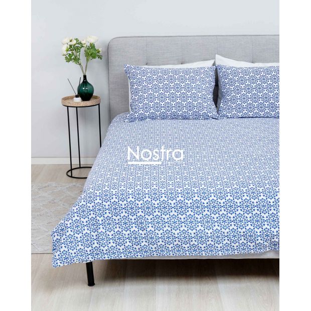 Flannel bedding set BARRET 40-1438-BLUE 140x200, 70x70 cm