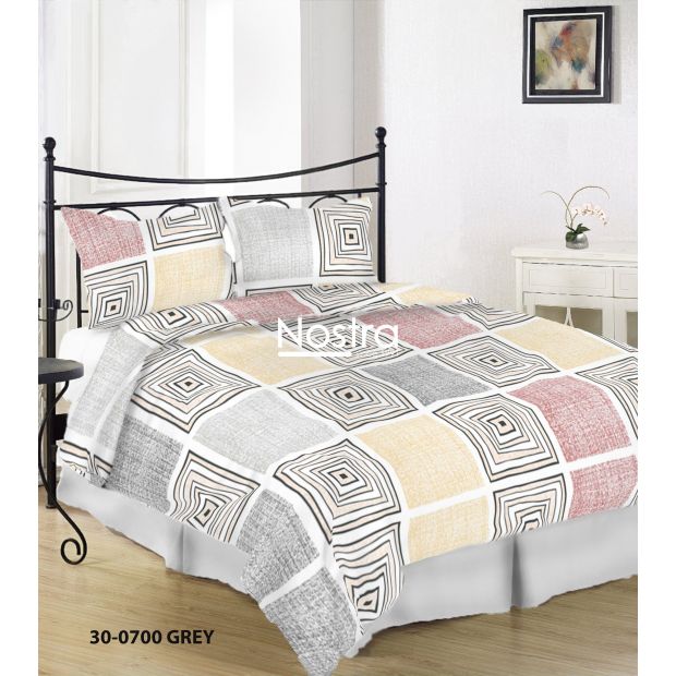 Cotton bedding set DASIA 30-0700-GREY