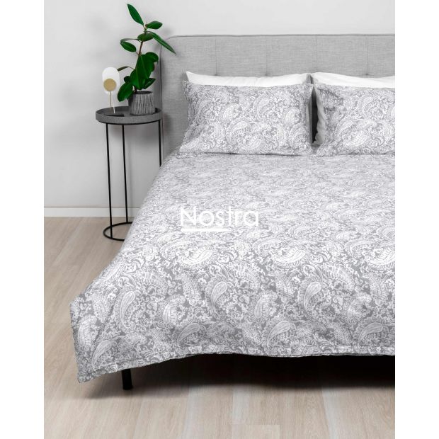 PREMIUM maco sateen bedding set CLAIRE 40-1422-GREY 140x200, 70x70 cm