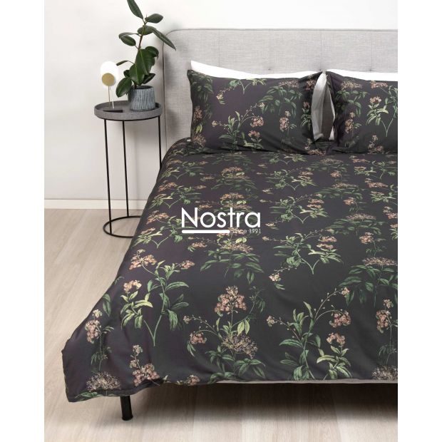 PREMIUM maco sateen bedding set CARTER 20-1731-IRON GREY 140x200, 70x70 cm