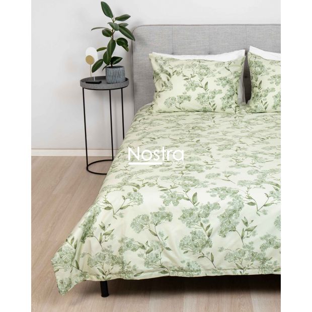 PREMIUM maco sateen bedding set CAROLINA 20-1730-GREEN 140x200, 50x70 cm