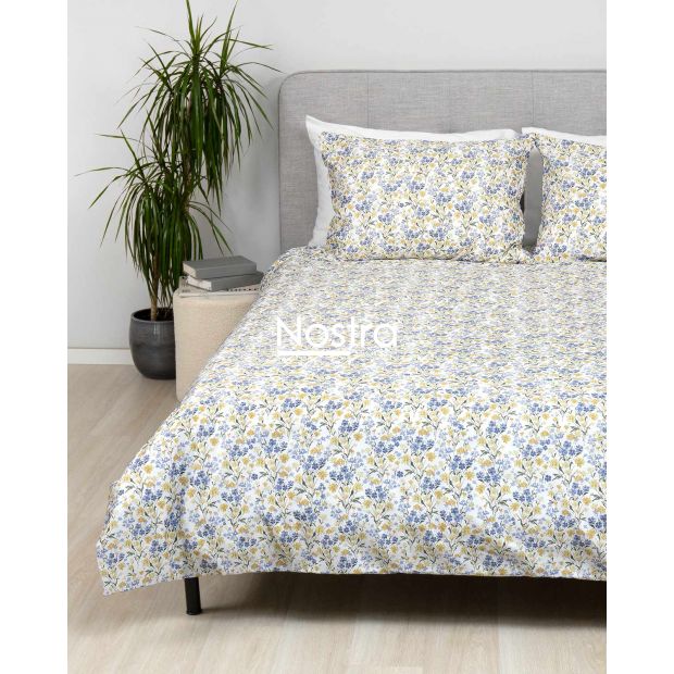 Sateen bedding set ALICIA 20-1725-BLUE