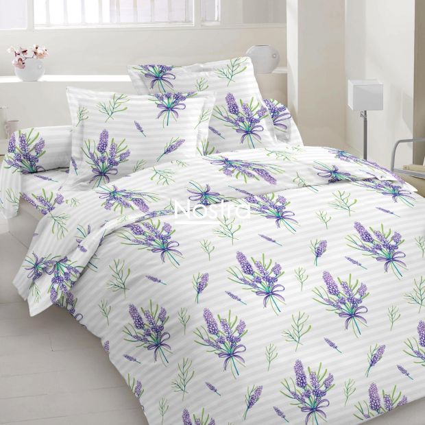 Polycotton bedding set FLOWERS 20-1568-LEVENDER