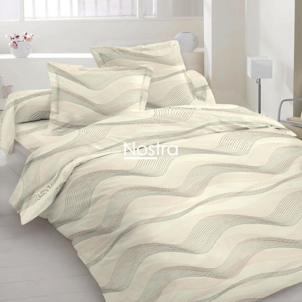 Polycotton bedding set GEOMETRY 30-0781-PAPYRUS 140x200, 50x70 cm