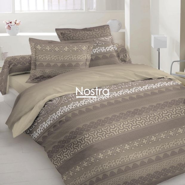 Polycotton bedding set ABSTRACT 40-1493-TAUPE