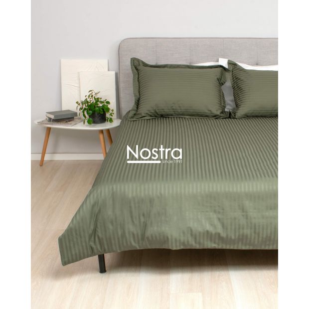 EXCLUSIVE bedding set TAYLOR 00-0413-1 MOSS GREEN MON 220x240, 50x70 cm